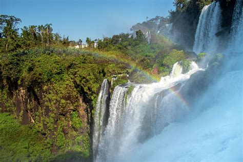 Rainbow at Iguazu Falls Photograph by Andrew Bower - Pixels