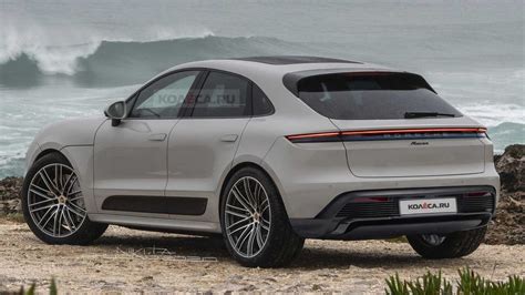 Macan Electric Rendered After Porsche 'Accidentally' Shows Clay Model