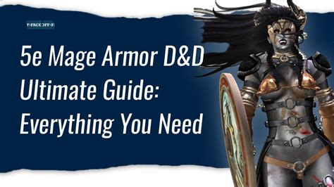 5e Mage Armor D&D Ultimate Guide: Everything You Need To Know : Faceoff