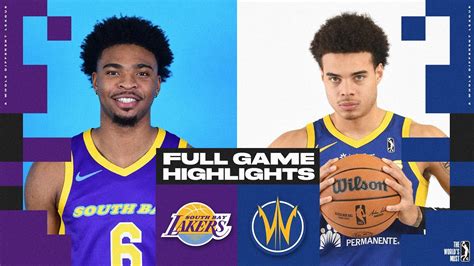 Santa Cruz Warriors vs. South Bay Lakers - Game Highlights - YouTube