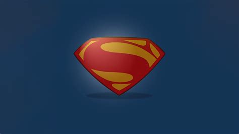 Download Minimalist Superman Logo Comic Superman 4k Ultra HD Wallpaper