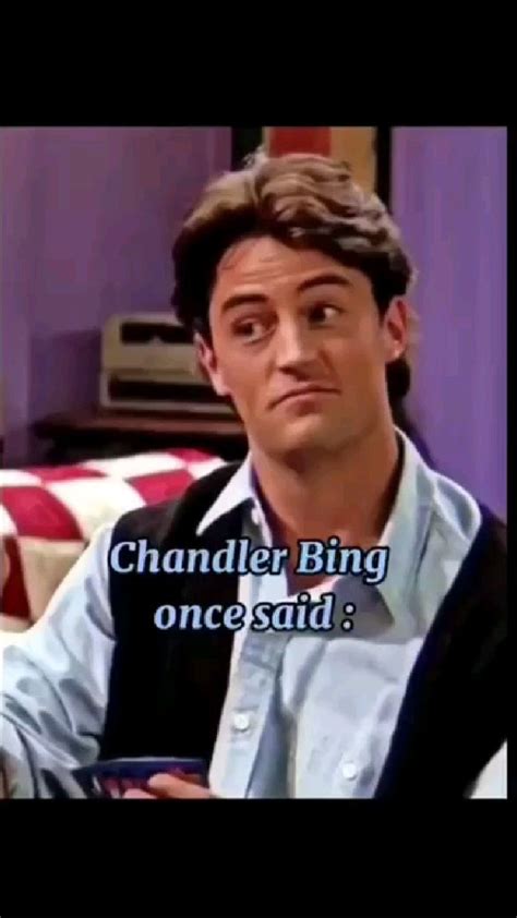 Chandler Bing ️ | Friends funny moments, Friends best moments, Friend jokes