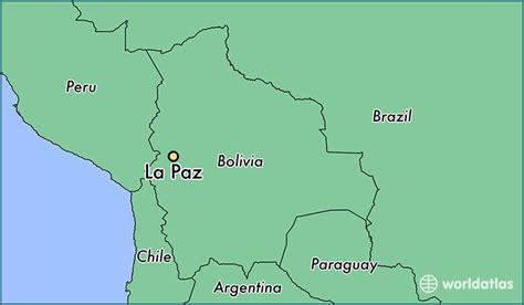 La Paz Bolivia Map – Map Of The World