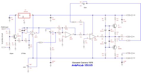 Capacitive Water Level Sensor Circuit Diagram