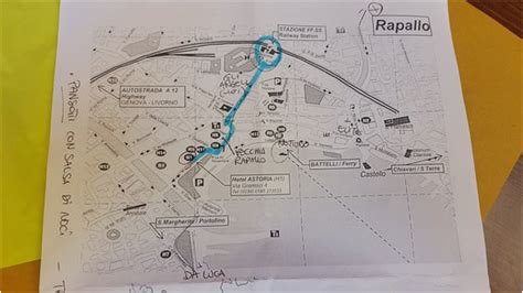 Map Of Rapallo Italy | secretmuseum