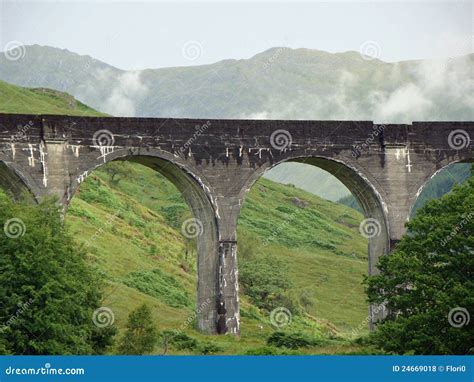 Harry Potter Bridge stock photo. Image of viaduct, clouds - 24669018