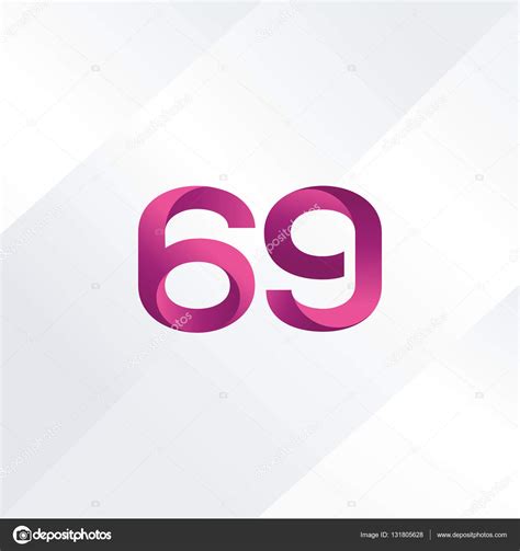 69 number Logo Icon Stock Vector Image by ©brainbistro #131805628