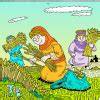 Image: Ruth Gleaning Among Boazs Workers | Ruth Clip Art | Christart.com