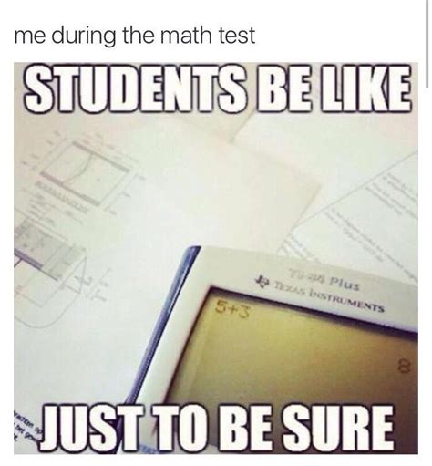 I do this during a math test all the time. I mean who doesn't | Math ...