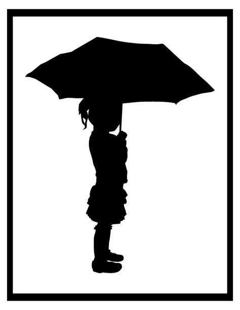 Couple Under Umbrella Silhouette at GetDrawings | Free download