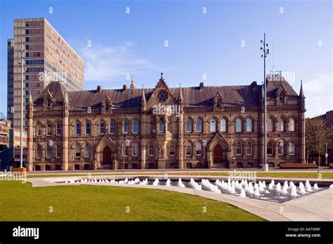 Middlesbrough Town Hall Teesside Cleveland Stock Photo, Royalty Free ...