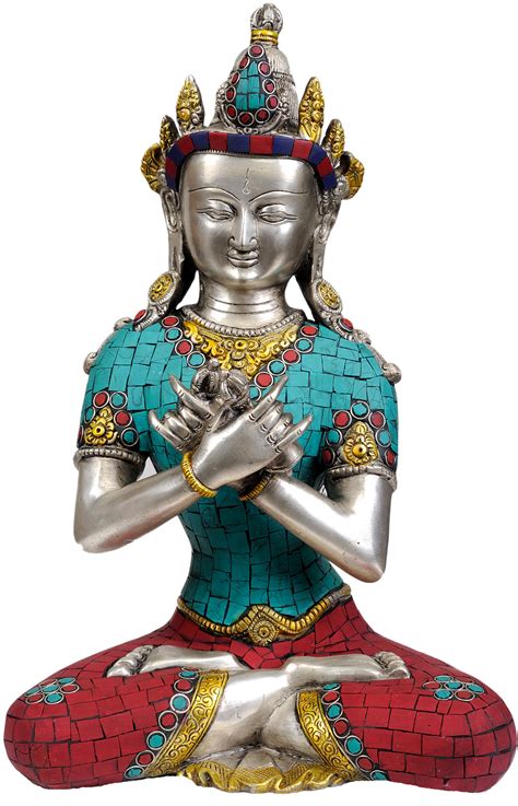 Tibetan Buddhist Deity- Primordial Buddha Vajradhara in Vajra-Humkara ...