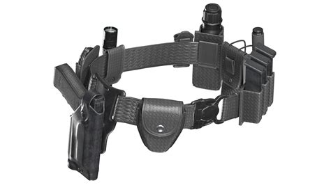 POLICE DUTY BELT – 3DMilitaryAssets