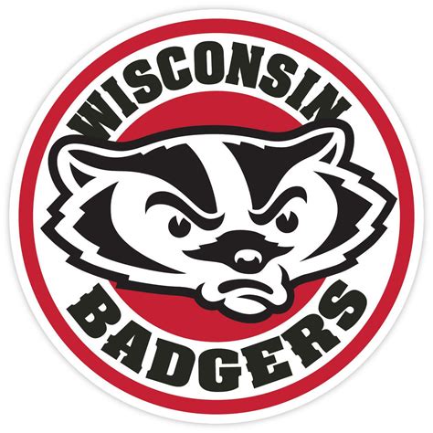 Wisconsin Badgers Vinyl Sticker Decal **MANY SIZES** Cornhole Truck Car Wall | Wisconsin badgers ...