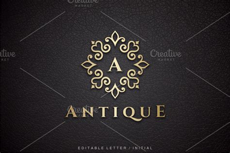 Antique - Letter A Logo | Creative Logo Templates ~ Creative Market