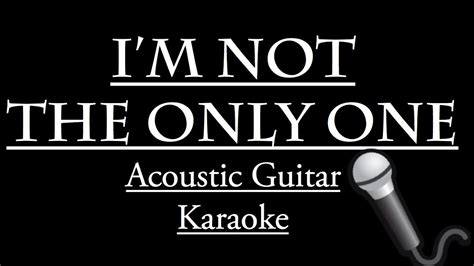 "I'm Not the Only One" - Sam Smith KARAOKE LYRICS (Guitar Instrumental) - Backing Track - YouTube