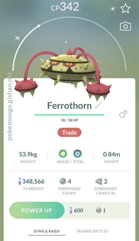 Shiny Ferrothorn - Pokemon Go