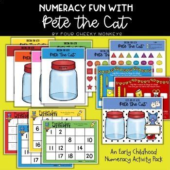 Pete The Cat - Math Activities for Kids! A collection of fun math based activities to go with ...