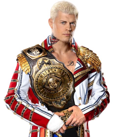 WWE Cody Rhodes Intercontinental Champion 2022 PNG by WWECUSTOMGRAPHICS ...