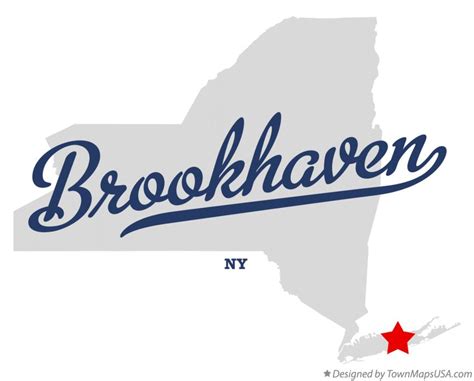 Map of Brookhaven, NY, New York