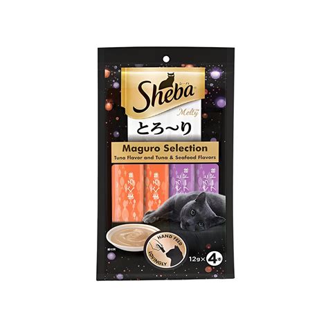 Sheba Melty- Creamy Cat Food (Maguro Selection Tuna & Seafood Flavors) Price - Buy Online at ...