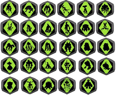 All Omnitrix Symbols by LittleManproductionz on DeviantArt