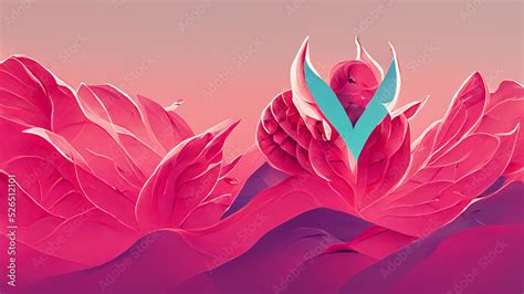 Abstract pink venom concept art background, illustration digital design ...