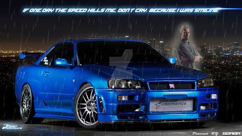 Paul Walker Skyline R34 Wallpapers - Wallpaper Cave