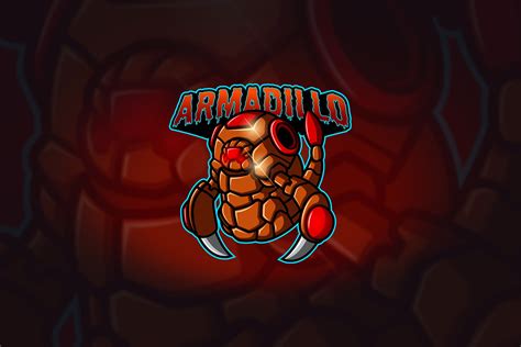 Armadillo - Mascot & Esport Logo | Branding & Logo Templates ~ Creative Market