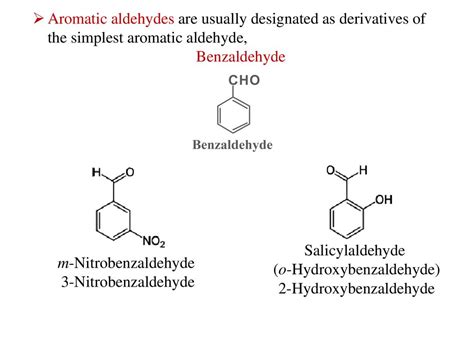 Aldehyde Examples