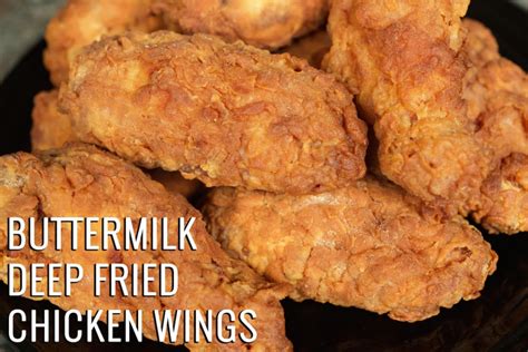 Buttermilk Deep Fried Chicken Wings Recipe