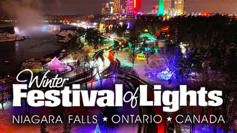 Winter Festival of Lights in Niagara Falls Canada - YouTube