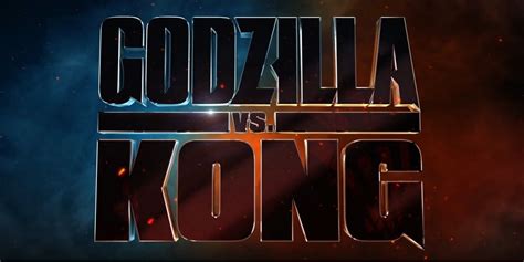 Godzilla Vs Kong Official Logo Is a Neat Combination Of Past Movies