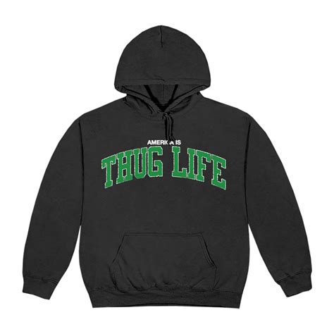 Thug Life Black Hoodie – 2PAC Official Store