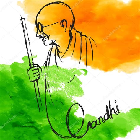 India background for Gandhi Jayanti Stock Vector by ©vectomart 125304646