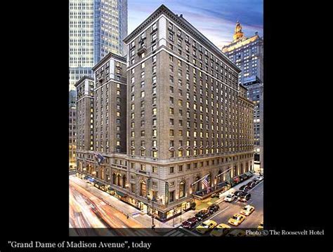 The Roosevelt Hotel (1924), New York City | Historic Hotels of the World-Then&Now