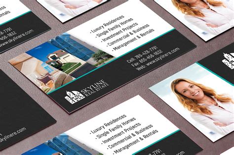 Real Estate Business Card Template by G | Design Bundles