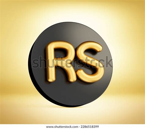 3d Golden Pakistani Rupee Symbol Rs Stock Illustration 2286518399 ...