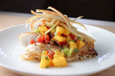 Mangrove Snapper & Peach Peppadew Salsa | Recipe | Recipes, Seafood recipes, Fish recipes