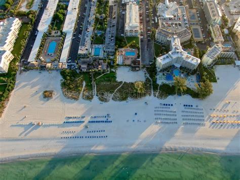 Aerial View of St Pete Beach and Resorts Stock Photo - Image of ...