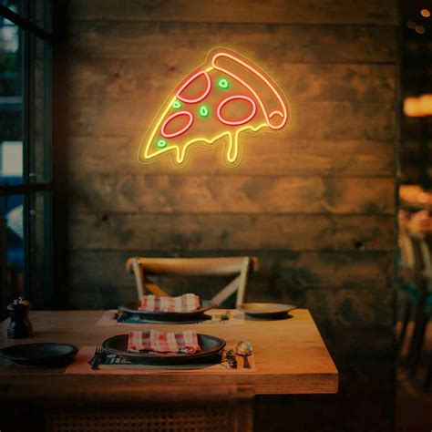 Pizza neon sign