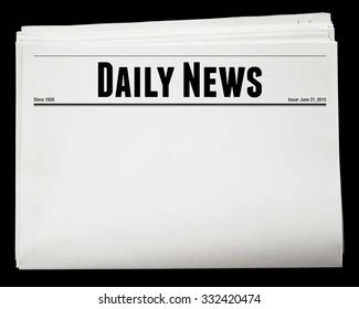 Blank Newspaper Headline Clipart School