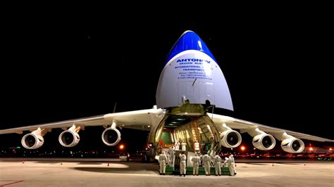 Cargo loading an Antonov 225 with PPE - YouTube