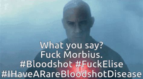 Bloodshot Vin Diesel GIF - Bloodshot Vin Diesel Fuck Morbius - Discover & Share GIFs