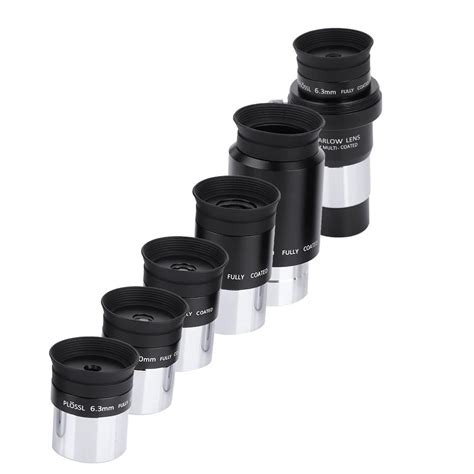 Zaqw Telescope Barlow Lens,2X Telescope Barlow Lens Plossl 6.3mm/10mm ...