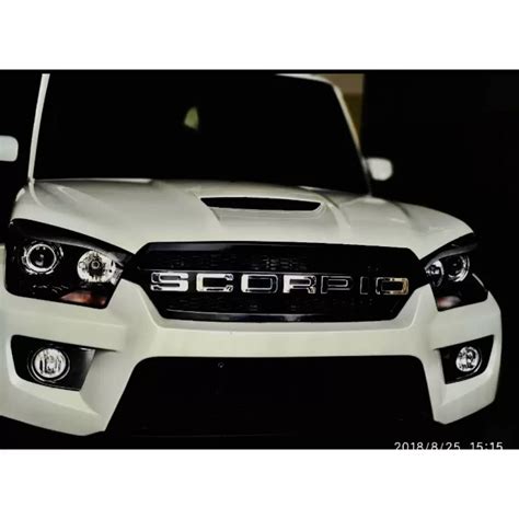 Buy Front Grill Logo Style for Mahindra New Scorpio 2014