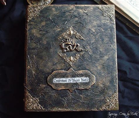 Book of spells shadows Grimoire binder book cover A5 size