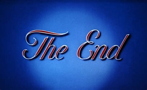 The End - Reflections on Closure and New Beginnings