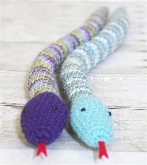 Crochet Snake Pattern - Repeat Crafter Me