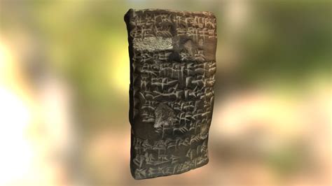 Old-Babylonian cuneiform tablet S253 - 3D model by The Imaging Center ...